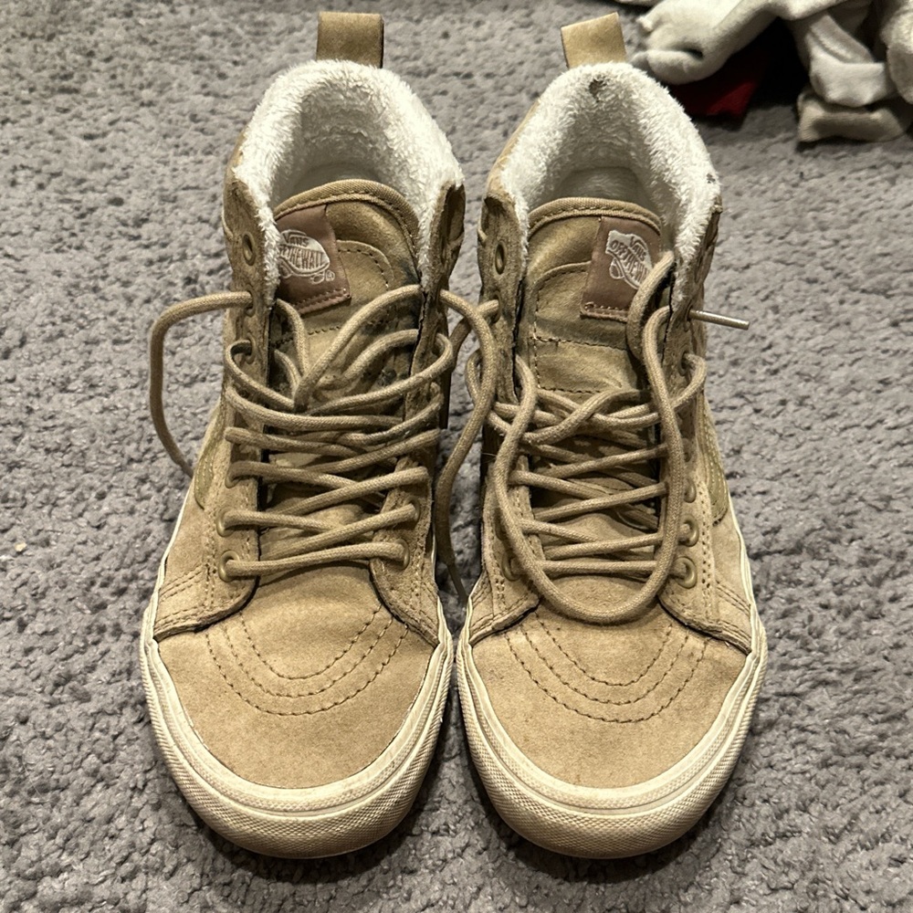 Vans Women's Tan High-Top Sneakers